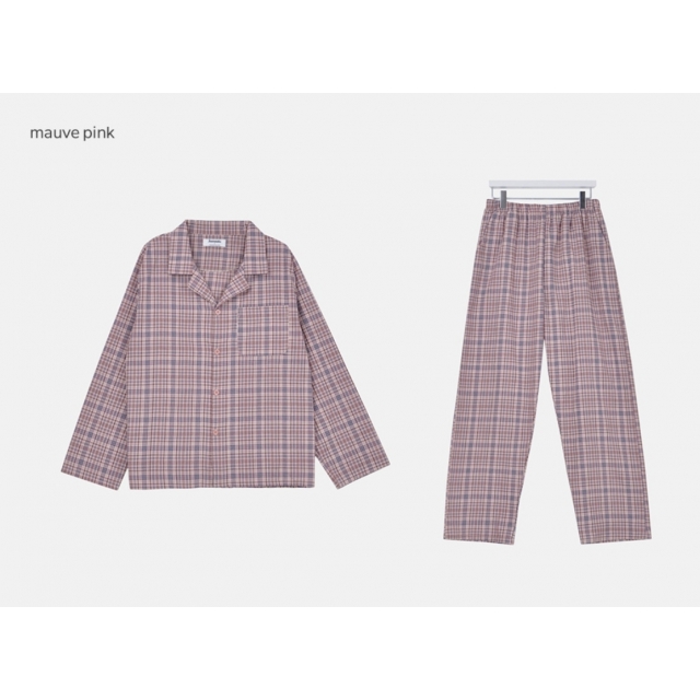 23S/S 預訂｜JUUNEEDU Pound Check Pajamas (3 COLOR)