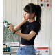 春季預訂|MUAHMUAH SIGNATURE CROP HALF T-SHIRT 春季預訂|MUAHMUAH SIGNATURE CROP HALF T-SHIRT