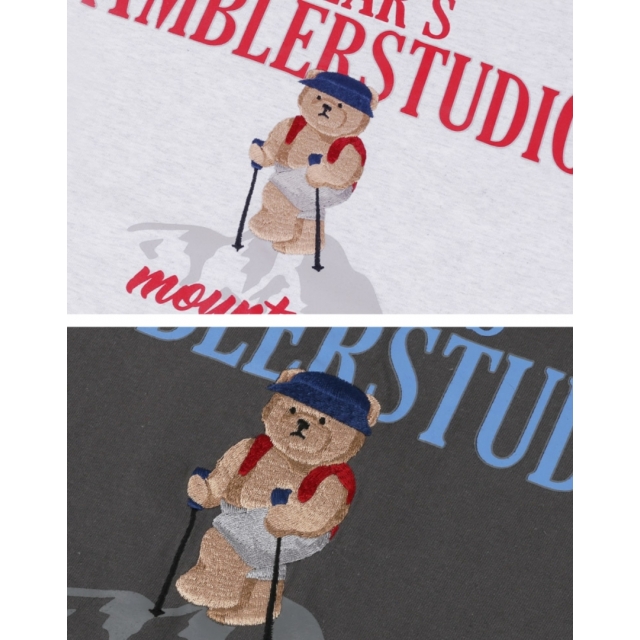 23S/S 預訂｜AMBLER HIKING BEAR T-SHIRTS