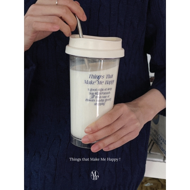 預訂｜Mademoment Happy List Blue Reusable Cup (冷熱可用)