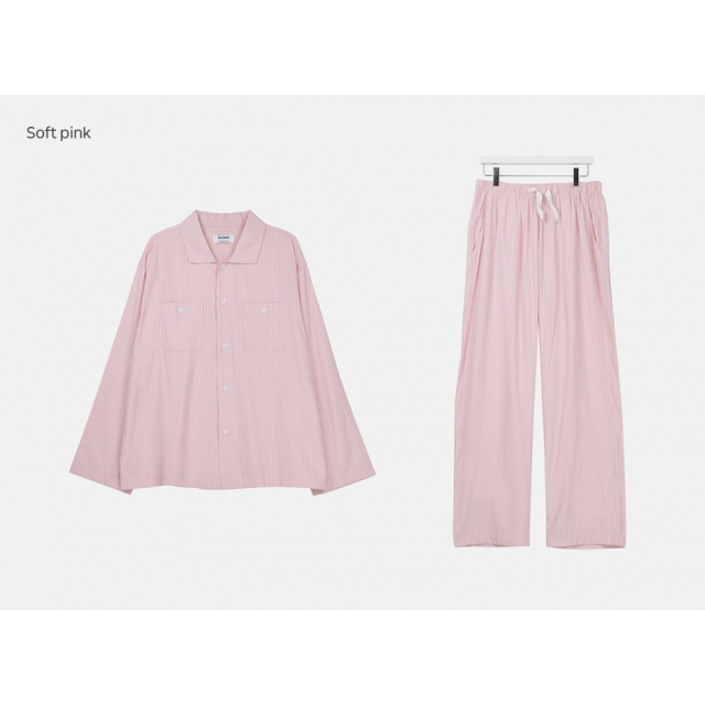 23S/S 預訂｜JUUNEEDU Slower Stripe Pajamas (3 COLOR)