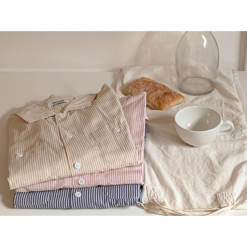 23S/S 預訂｜JUUNEEDU Slower Stripe Pajamas (3 COLOR)