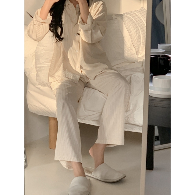 23S/S 預訂｜JUUNEEDU Slower Stripe Pajamas (3 COLOR)