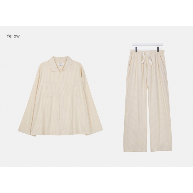 23S/S 預訂｜JUUNEEDU Slower Stripe Pajamas (3 COLOR)
