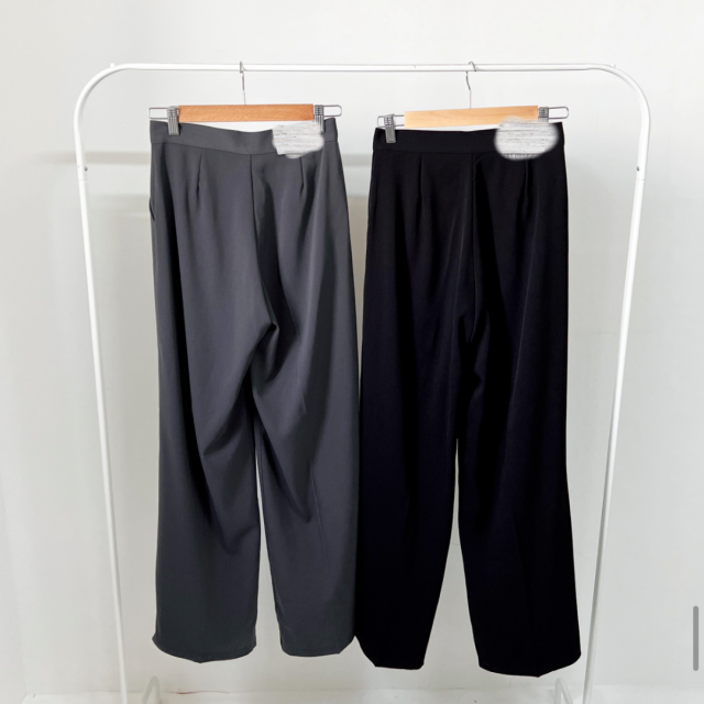 春季預訂｜側釦專屬西裝寬褲子 (S-2XL, 3 LENGTH)