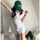 春季預訂｜恤衫修腰短袖連身裙