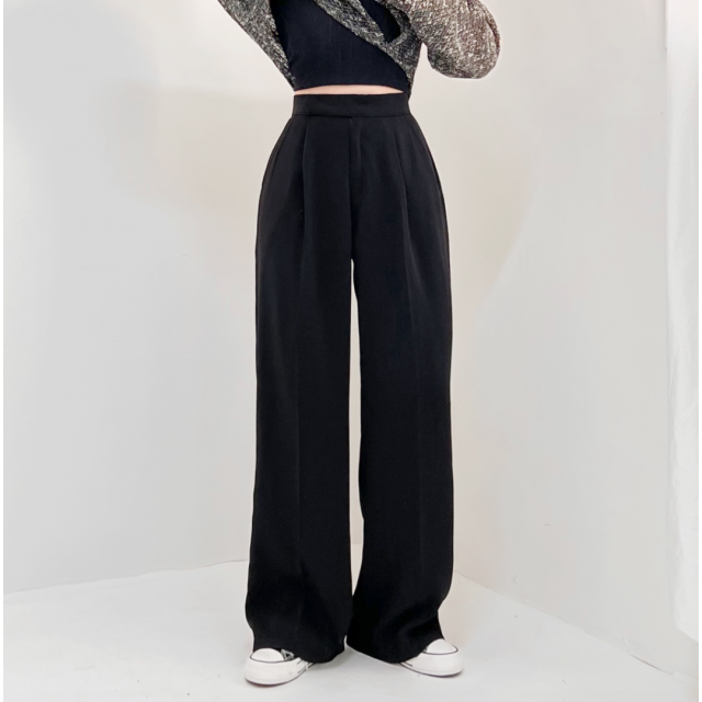 春季預訂|側釦專屬西裝寬褲子 (S-2XL, 3 LENGTH) 春季預訂|側釦專屬西裝寬褲子 (S-2XL, 3 LENGTH)