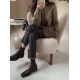 預訂｜SLOWAND #LENTO. Leatherlike Comfortable Sox Boots