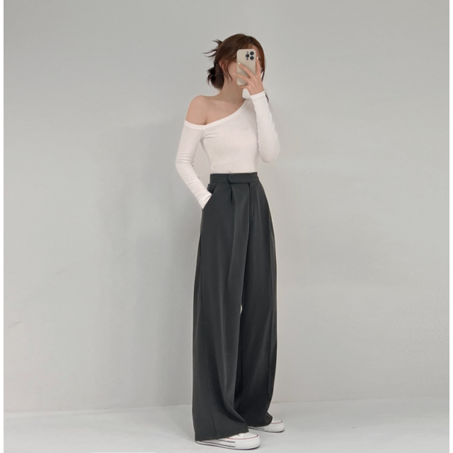 春季預訂|側釦專屬西裝寬褲子 (S-2XL, 3 LENGTH) 春季預訂|側釦專屬西裝寬褲子 (S-2XL, 3 LENGTH)