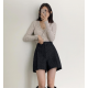 春季預訂|牛仔打摺後鬆緊腰短褲 春季預訂|牛仔打摺後鬆緊腰短褲