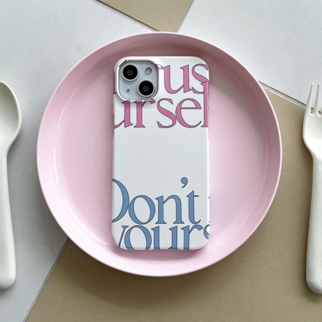 預訂｜Mademonent Don't Rush Lettering Phonecase (Made in Korea)