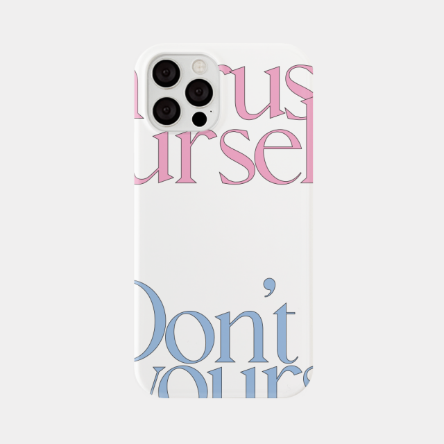 預訂｜Mademonent Don't Rush Lettering Phonecase (Made in Korea)