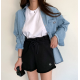 春季預訂|MUAHMUAH LOGO STITCH TRAINING HALF PANTS 春季預訂|MUAHMUAH LOGO STITCH TRAINING HALF PANTS