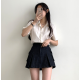 春季預訂|牛仔打摺側口袋短裙 春季預訂|牛仔打摺側口袋短裙