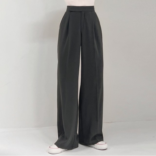 春季預訂|側釦專屬西裝寬褲子 (S-2XL, 3 LENGTH) 春季預訂|側釦專屬西裝寬褲子 (S-2XL, 3 LENGTH)