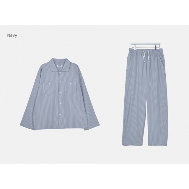 23S/S 預訂｜JUUNEEDU Slower Stripe Pajamas (3 COLOR)