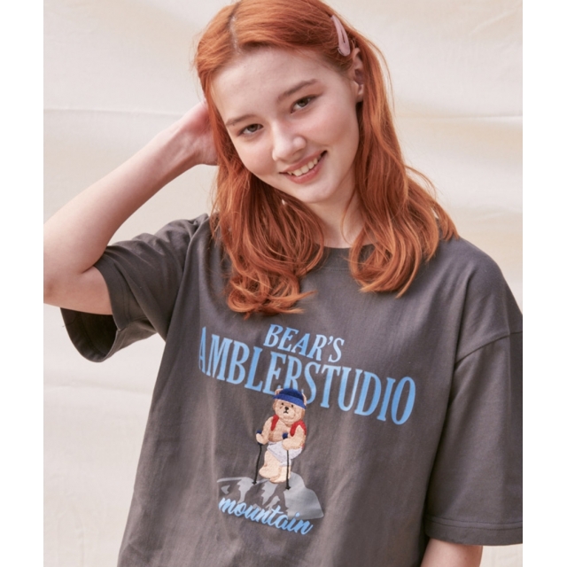 23S/S 預訂｜AMBLER HIKING BEAR T-SHIRTS