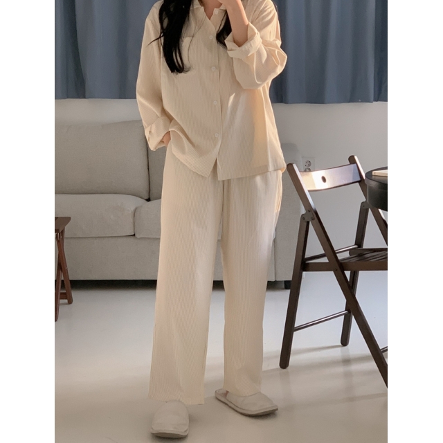23S/S 預訂｜JUUNEEDU Slower Stripe Pajamas (3 COLOR)