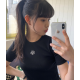 春季預訂|MUAHMUAH SIGNATURE CROP HALF T-SHIRT 春季預訂|MUAHMUAH SIGNATURE CROP HALF T-SHIRT