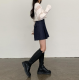 春季預訂|牛仔打摺後鬆緊腰短褲 春季預訂|牛仔打摺後鬆緊腰短褲