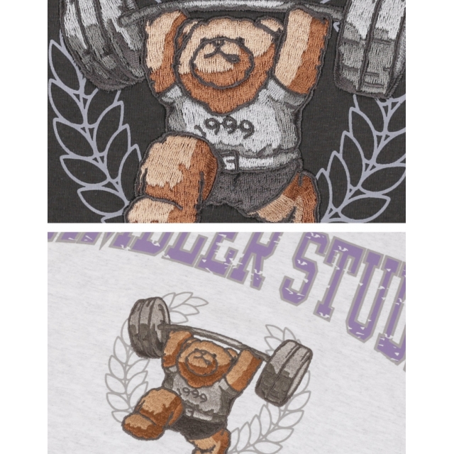 23S/S 預訂｜AMBLER WEIGHT LIFTING BEAR T-SHIRTS