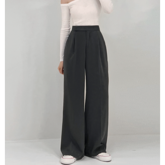 春季預訂|側釦專屬西裝寬褲子 (S-2XL, 3 LENGTH) 春季預訂|側釦專屬西裝寬褲子 (S-2XL, 3 LENGTH)