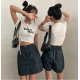 春季預訂|軟身4分打摺牛仔短褲 (S-2XL) 春季預訂|軟身4分打摺牛仔短褲 (S-2XL)
