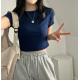 4月回饋優惠❤️現貨｜圓領彈性 CROP TEE 7色