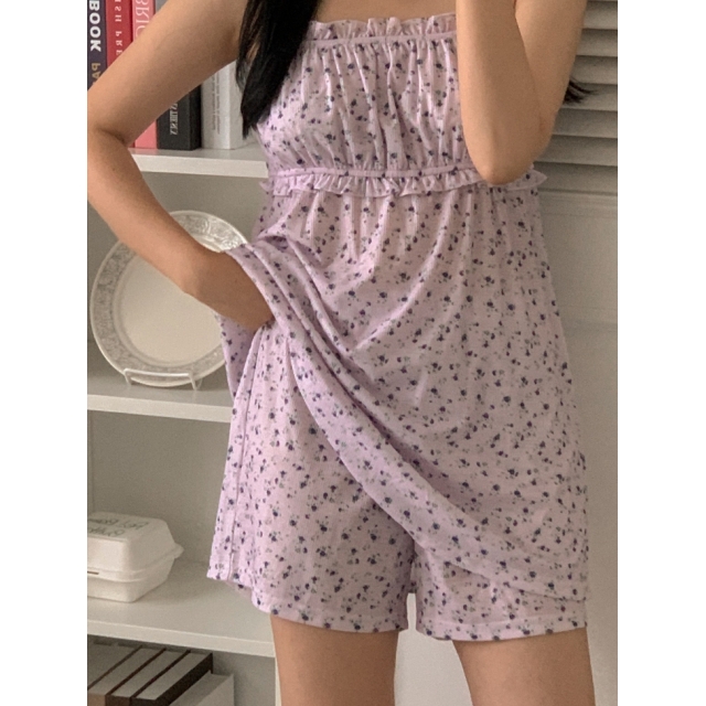 23S/S 預訂｜JUUNEEDU Blossom One Piece Shorts Set