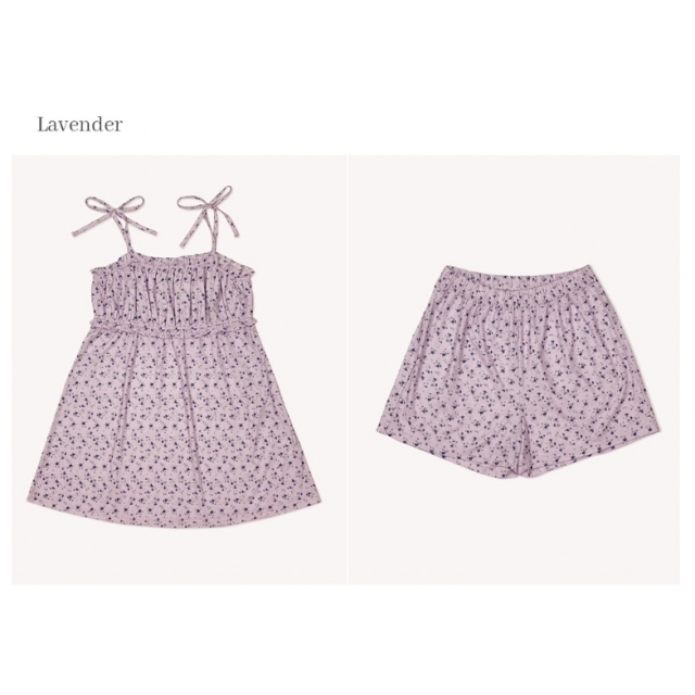 23S/S 預訂｜JUUNEEDU Blossom One Piece Shorts Set