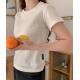 春季預訂｜MUAHMUAH REGULAR WAFFLE HALF T-SHIRT