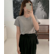 春季預訂|MUAHMUAH COTTON REGULAR FIT HALF T-SHIRT 春季預訂|MUAHMUAH COTTON REGULAR FIT HALF T-SHIRT
