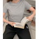 春季預訂｜MUAHMUAH REGULAR WAFFLE HALF T-SHIRT
