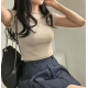 4月回饋優惠❤️現貨｜圓領彈性 CROP TEE 7色