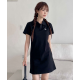 春季預訂｜MUAHMUAH LOGO OPEN COLLAR HALF ONE-PIECE