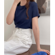 春季預訂｜MUAHMUAH REGULAR WAFFLE HALF T-SHIRT