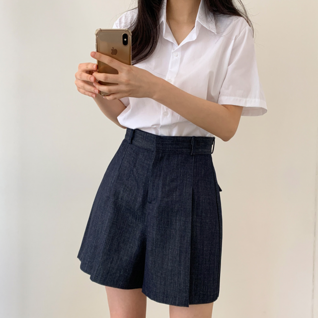 夏季預訂|4分打摺牛仔短褲 夏季預訂|4分打摺牛仔短褲