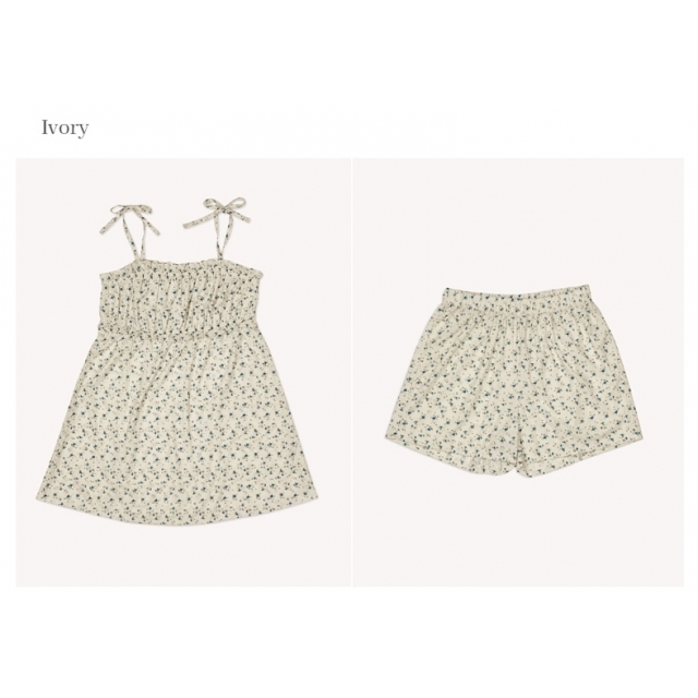 23S/S 預訂｜JUUNEEDU Blossom One Piece Shorts Set