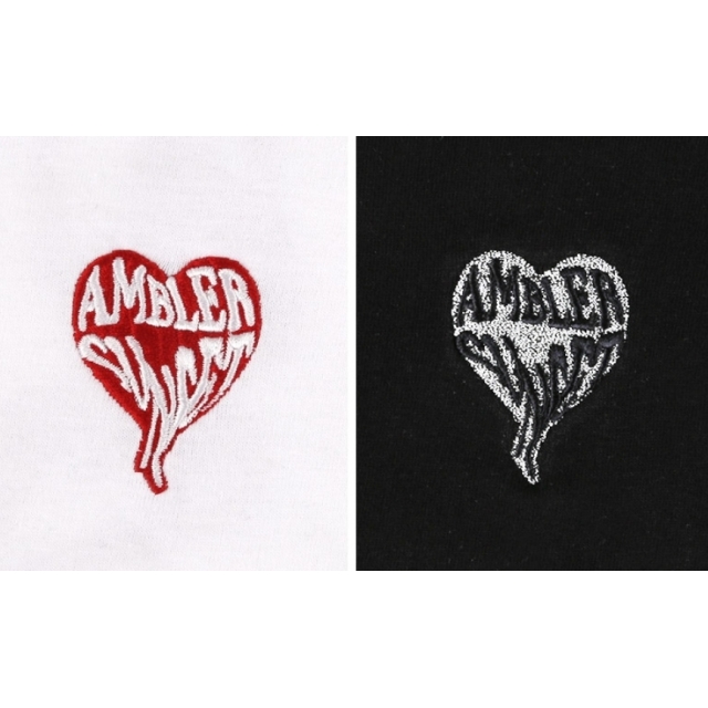 23S/S 預訂｜AMBLER HEART SUNSET CROP T-SHIRTS