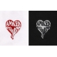 23S/S 預訂｜AMBLER HEART SUNSET CROP T-SHIRTS