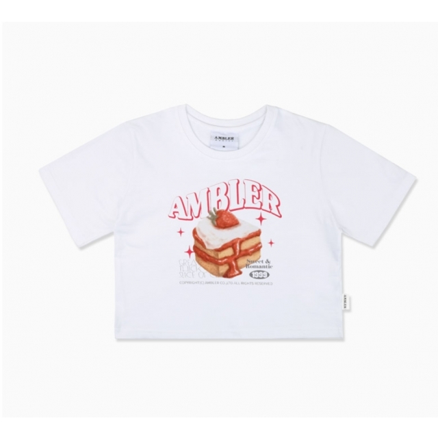 23S/S 預訂｜AMBLER PIECE OF CAKE CROP T-SHIRTS
