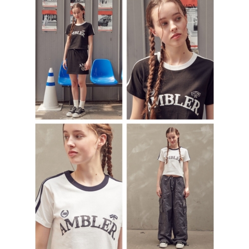 23S/S 預訂｜AMBLER 1999 FLAG CROP T-SHIRTS