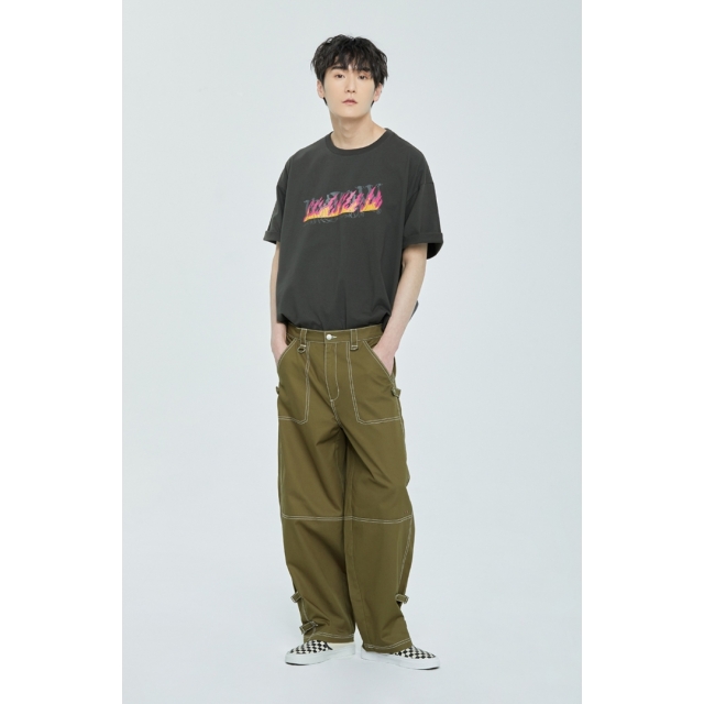 預訂｜ROMANTIC CROWN x WOOZI 23SS BLAZE LOGO TEE SHIRT