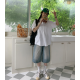 夏季預訂|7分TOMBOY水洗牛仔寛褲 夏季預訂|7分TOMBOY水洗牛仔寛褲