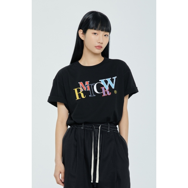 預訂｜ROMANTIC CROWN x WOOZI 23SS RAINBOW LOGO TEE SHIRT
