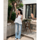 夏季預訂|夏日兩色水洗牛仔寛褲 夏季預訂|夏日兩色水洗牛仔寛褲