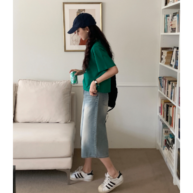 夏季預訂|7分TOMBOY水洗牛仔寛褲 夏季預訂|7分TOMBOY水洗牛仔寛褲