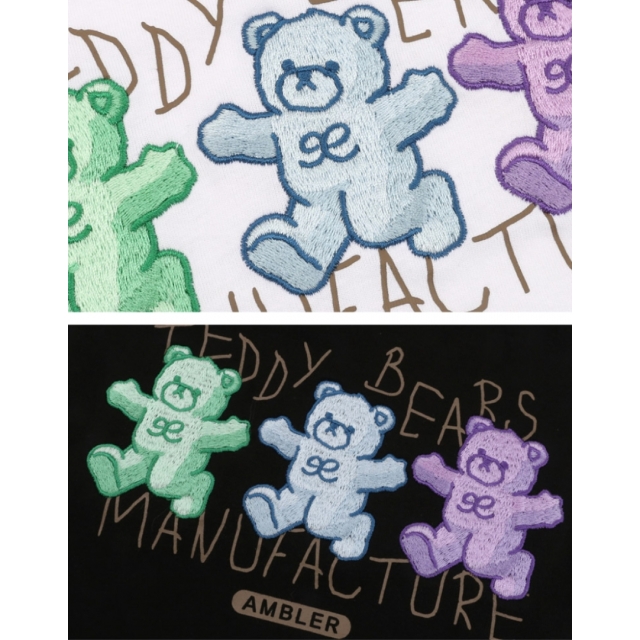 23S/S 預訂｜AMBLER MANUFACTURE OF TEDDY CROP T-SHIRTS