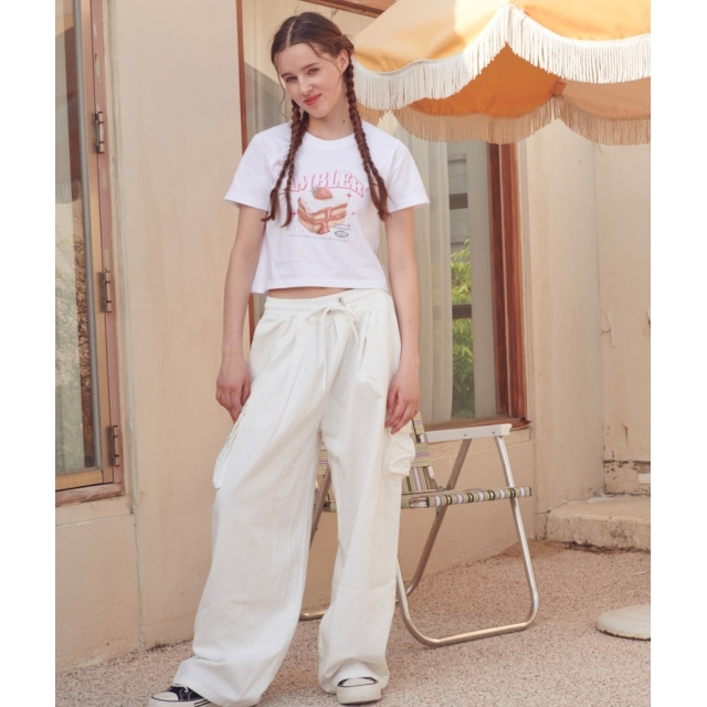 23S/S 預訂｜AMBLER PIECE OF CAKE CROP T-SHIRTS