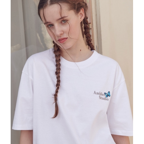 23S/S 現貨｜AMBLER BLUE BUTTERFLY T-SHIRTS